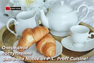 Очередное поступление фарфора Noble от P.L. Proff Cuisine!