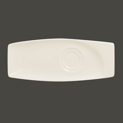 Прямоугольное блюдце RAK Porcelain Mazza 26*10 см 81220380 - фото 22892642