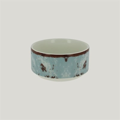 Салатник RAK Porcelain Peppery круглый штабелируемый 300 мл, d 10 см, голубой цвет 81220603 - фото 22892683