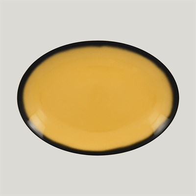 Блюдо овальное RAK Porcelain LEA Yellow 36 см (желтый цвет) 81223404 - фото 22896548