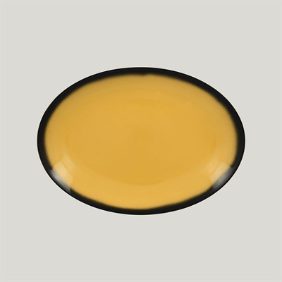 Блюдо овальное RAK Porcelain LEA Yellow 32 см (желтый цвет) 81223405 - фото 22896549