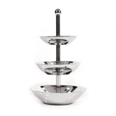 Этажерка 3 яруса, d21/25/31 см, h50 см, нерж [99000048] ри834 - фото 30649