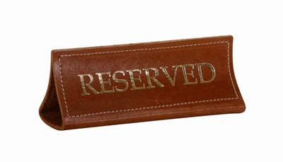 Табличка настольная «Reserved» 180х70 мм пмк0003/1 - фото 33376