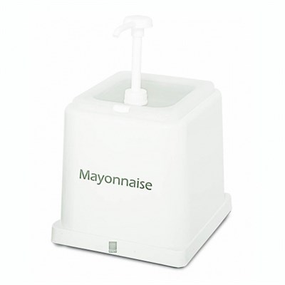 Емкость для соуса "Майонез" диспенсер 2000 мл. белая KAPP [81249935] ри468 - фото 33830