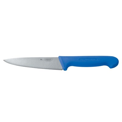 Нож PRO-Line поварской 16 см, синяя пластиковая ручка, P.L. Proff Cuisine 99005020 - фото 38908119