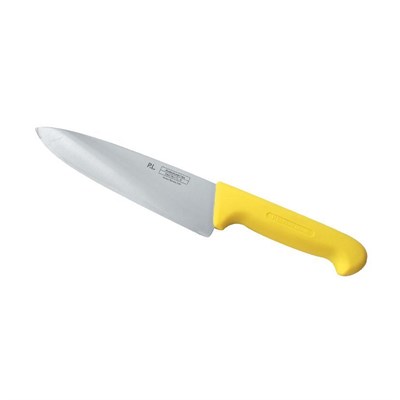 Шеф-нож PRO-Line 20 см, желтая пластиковая ручка, P.L. Proff Cuisine 71047290 - фото 38908131