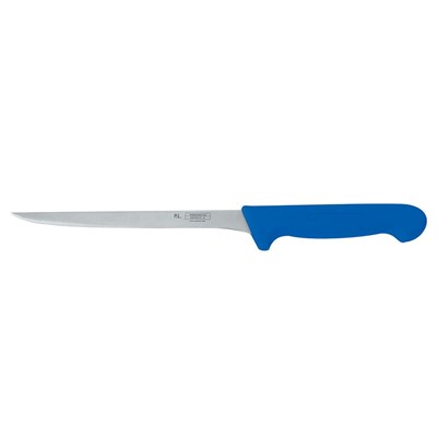 Нож PRO-Line филейный 20 см, синяя пластиковая ручка, P.L. Proff Cuisine 99005008 - фото 38908156