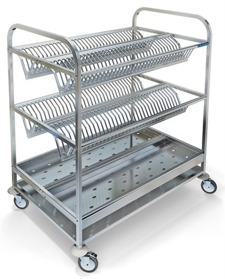 Тележка для сушки посуды ТП-233К (на 70 тарелок и 50 стаканов) сц1571 - фото 3984040