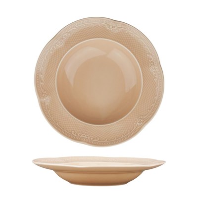 Тарелка глубокая 23 см, фарфор,серия "Aristocrat-Peach Tea", Noble 81222241 - фото 40221179