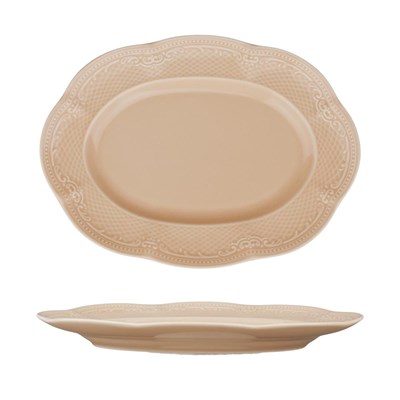 Блюдо овальное 36 см, фарфор,серия "Aristocrat-Peach Tea", Noble 81222244 - фото 40221182