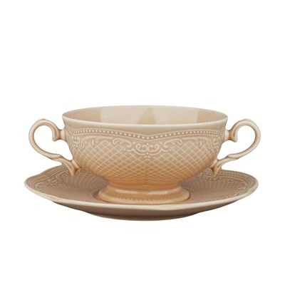 Бульонная пара 280 мл, фарфор,серия "Aristocrat-Peach Tea", Noble 81222251 - фото 40221189