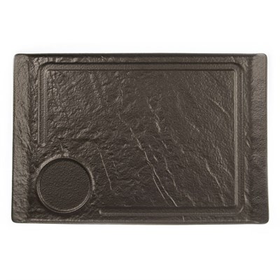 Блюдо для стейка  Black Raw Stellar 35*24*2,2 см, P.L. Proff Cuisine 81223126 - фото 40225684