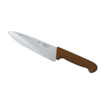 Шеф-нож PRO-Line 20 см, коричневая пластиковая ручка, P.L. Proff Cuisine 71047295 - фото 40228082