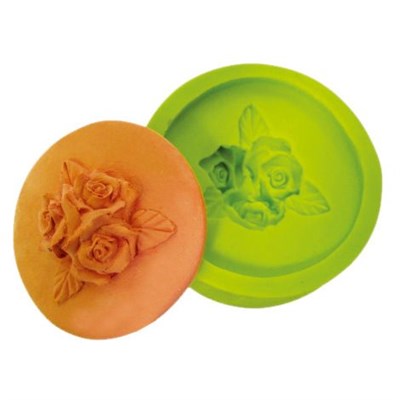 Силиконовая форма P.L. Proff Cuisine "Розы" d 7*2 см (3,5 см) 81200512 - фото 40228662