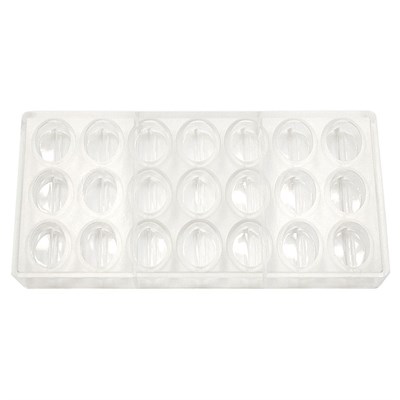 Форма для шоколада "Овал" 21 ячейка 35*27*12 мм, поликарбонат, P.L. Proff Cuisine 73038019 - фото 40228722