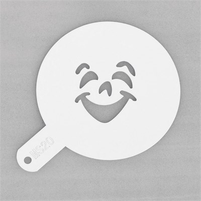 Трафарет пластиковый "Клоун", d 11 см, P.L. Proff Cuisine 81270049 - фото 40229011