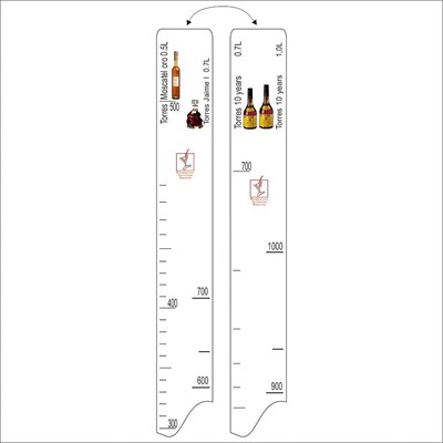 Барная линейка "Torres 10 years 0.7/1.0, Jaime 0.7, Moscatel oro 81250059 - фото 40231779
