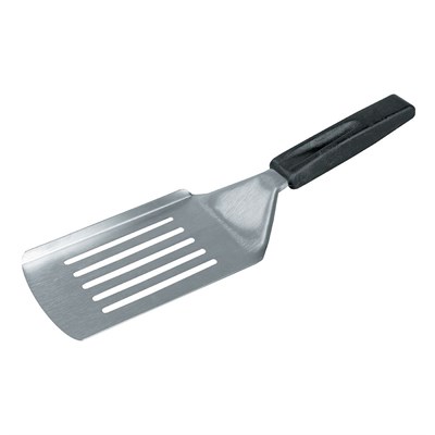 Лопатка перфорированная с бортом 20*10 см, металл с пластиковой ручкой, P.L. Proff Cuisine 97000000 - фото 40239533