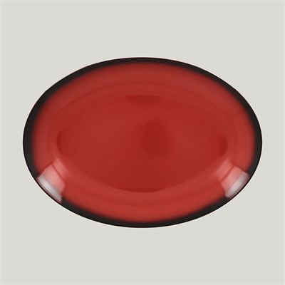 Блюдо овальное RAK Porcelain LEA Red 26 см (красный цвет) 81223512 - фото 40240931