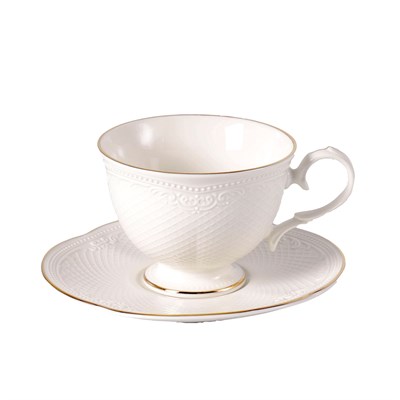 Кофейная пара 100 мл, фарфор, "Aristocrat-Gold". Noble 81224334 - фото 40243648