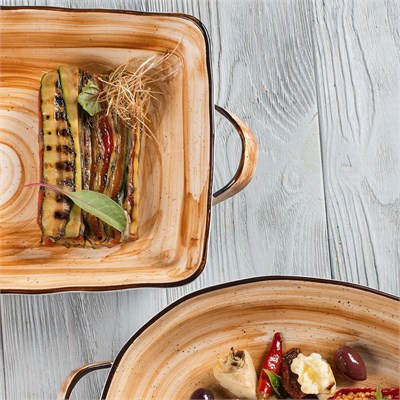 Блюдо с ручками Organic Fusion 1,95 л, 19,5*30 см, P.L. Proff Cuisine 81223022 - фото 40248771