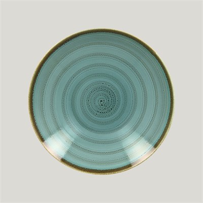 Тарелка RAK Porcelain Twirl Lagoon глубокая 1,9 л, 30 см 81220440 - фото 40249172