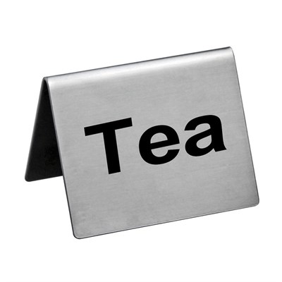 Табличка "Tea" 5*4 см, сталь, P.L. Proff Cuisine 81200199 - фото 40249728