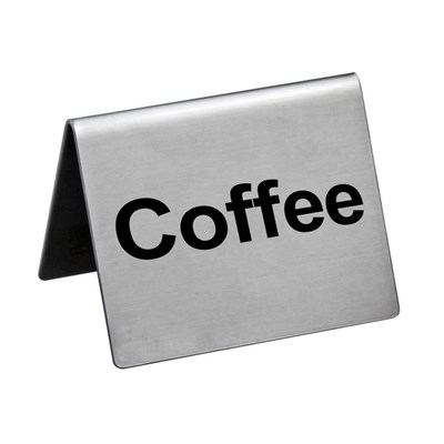 Табличка "Coffee" 5*4 см, сталь, P.L. Proff Cuisine 81200203 - фото 40249730