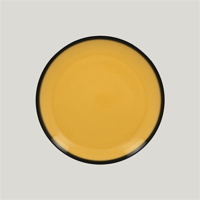 Тарелка круглая RAK Porcelain LEA Yellow 29 см (желтый цвет) 81223397 - фото 40252815