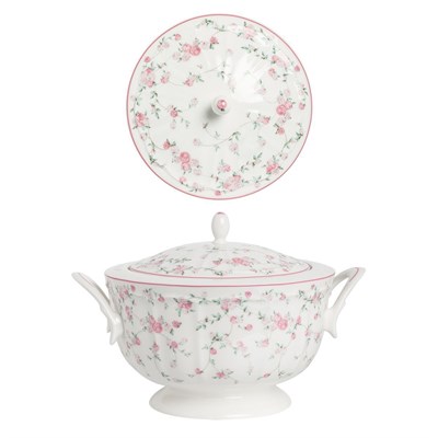 Супница 2100 мл,фарфор "NOBLE" серия "Retro Ritz-La Vie En Rose" 81229647 - фото 40256475