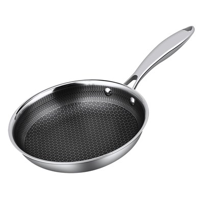 Сковорода d=24 см, h=4.5cм, "Honeycombs", нерж.3-х слойная. Индукция,  P.L. - ProffCuisine 81280098 - фото 40258660