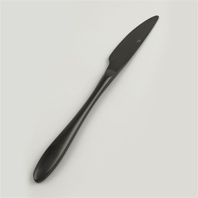 Нож столовый ,покрытие PVD,черный матовый цвет,серия "Alessi-Black"  P.L. 81280009 - фото 40267514