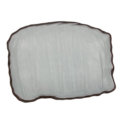 Блюдо/салатник 450мл, 26*20cм, h=4.3cм,серия "White Matt Taiga"  P.L. 81229035 - фото 40267553