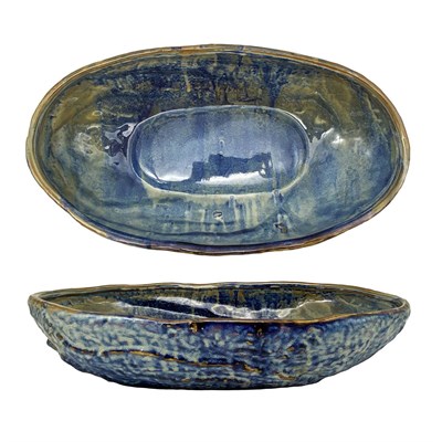 Блюдо 2 л, 35*20,5 см, фарфор,серия "Aqua Blue",  P.L. - Proff Cuisine 81222083 - фото 40283344