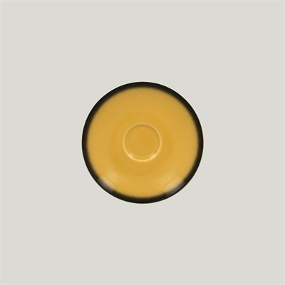 Блюдце RAK Porcelain LEA Yellow 15 см, для чашки 81223411 (желтый цвет) 81223412 - фото 40287676