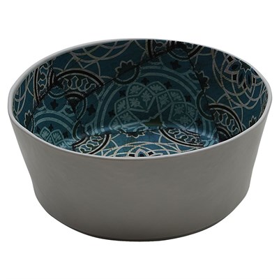Салатник меламиновый 24.2*9.8 см,Damask Blue,  P.L. 81290129 - фото 40290384