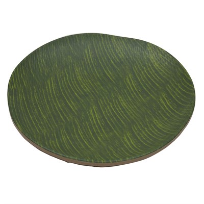 Блюдо,поднос меламиновый 26*26*3.5см  ,Green Banana Leaf,P.L. 81290138 - фото 40290393