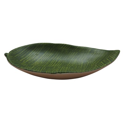 Блюдо,поднос меламиновый 23*13см  P.L. Green Banana Leaf 81290142 - фото 40290397