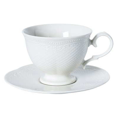 Кофейная пара 100 мл, фарфор, Aristocrat, Noble 81224320 - фото 40290557