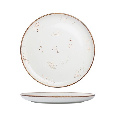Тарелка гладкая d=26 см, фарфор "NOBLE" серия "Grace" 81221666 - фото 40316024