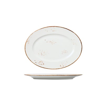 Блюдо овальное 24*17,5 см, фарфор "NOBLE" серия "Grace" 81221674 - фото 40316032
