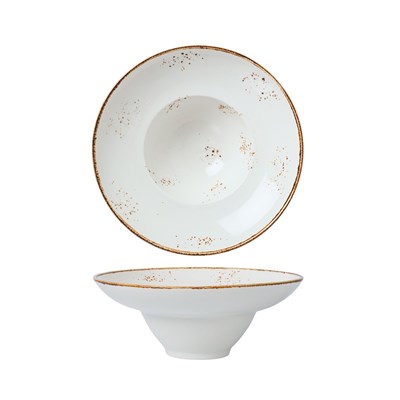 Тарелка глубокая d=21 см, 300 мл, фарфор "NOBLE" серия "Grace" 81221703 - фото 40316063