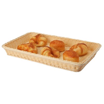 Подставка плетеная для выпечки 53*32,5*6,5 см бежевая, ротанг, P.L. Proff Cuisine 99000039 - фото 40322991