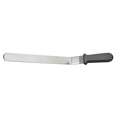 Лопатка кондитерская изогнутая 30 см, черная пластиковая ручка, P.L. Proff Cuisine 81240069 - фото 40332813