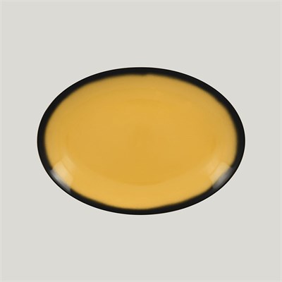 Блюдо овальное RAK Porcelain LEA Yellow 32 см (желтый цвет) 81223405 - фото 40333476