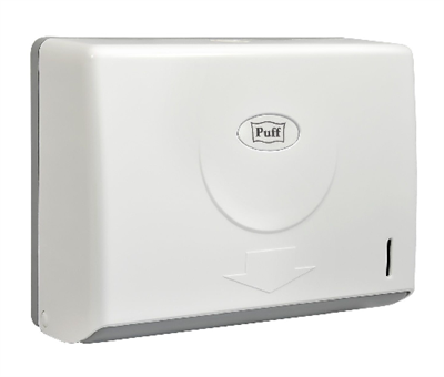 Диспенсер бумажных полотенец  puff-5110  белый ABS-пластик рук106 - фото 40353076