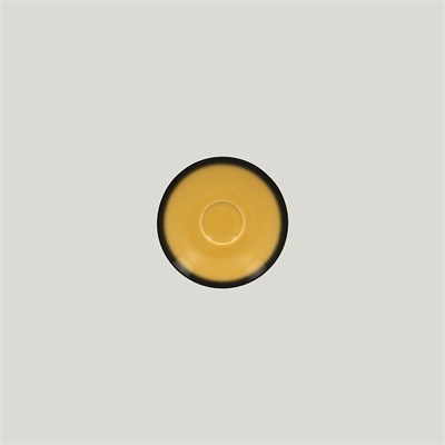 Блюдце RAK Porcelain LEA Yellow 13 см, для чашки 81223413 (желтый цвет) 81223414 - фото 40369133