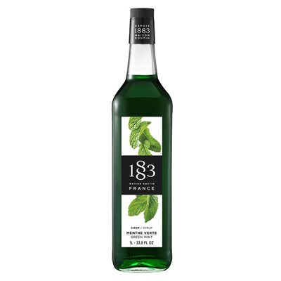 Сироп 1883 Maison Routin Зеленая мята (Green Mint), 1 л, стекло 81230049 - фото 40376063