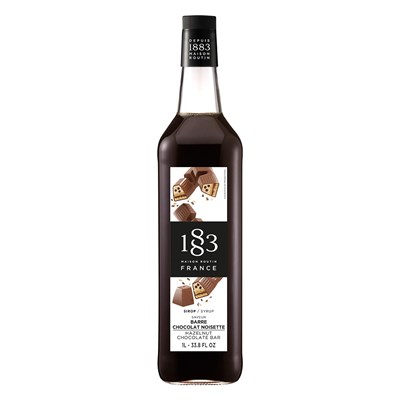 Сироп 1883 Maison Routin Шоколадный батончик (Chocolate-Hazelnut Bar), 1 л, стекло 81233021 - фото 40483559