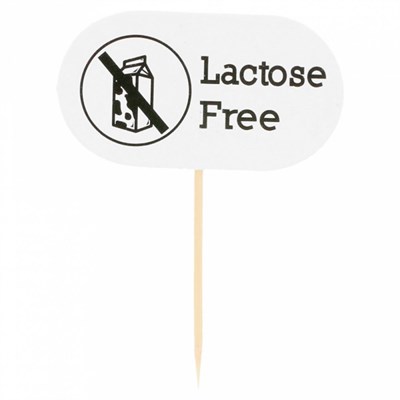 Маркировка-флажок "LACTOSE FREE" 8 см, 100 шт, Garcia de PouИспания 81211315 - фото 40832638